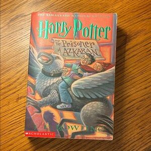 Scholastic Harry Potter and the Prisoner of Azkaban with Red and Green Cover